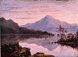 Mountain Canvas Paintings - Toung Mountain, Lake George